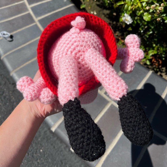 Hand Crocheted Peppa Pig Stuffed Animal Plushie! - Picture 11 of 17